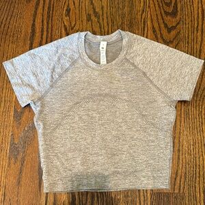 Lululemon Swiftly Tech Cropped Short-Sleeve Shirt